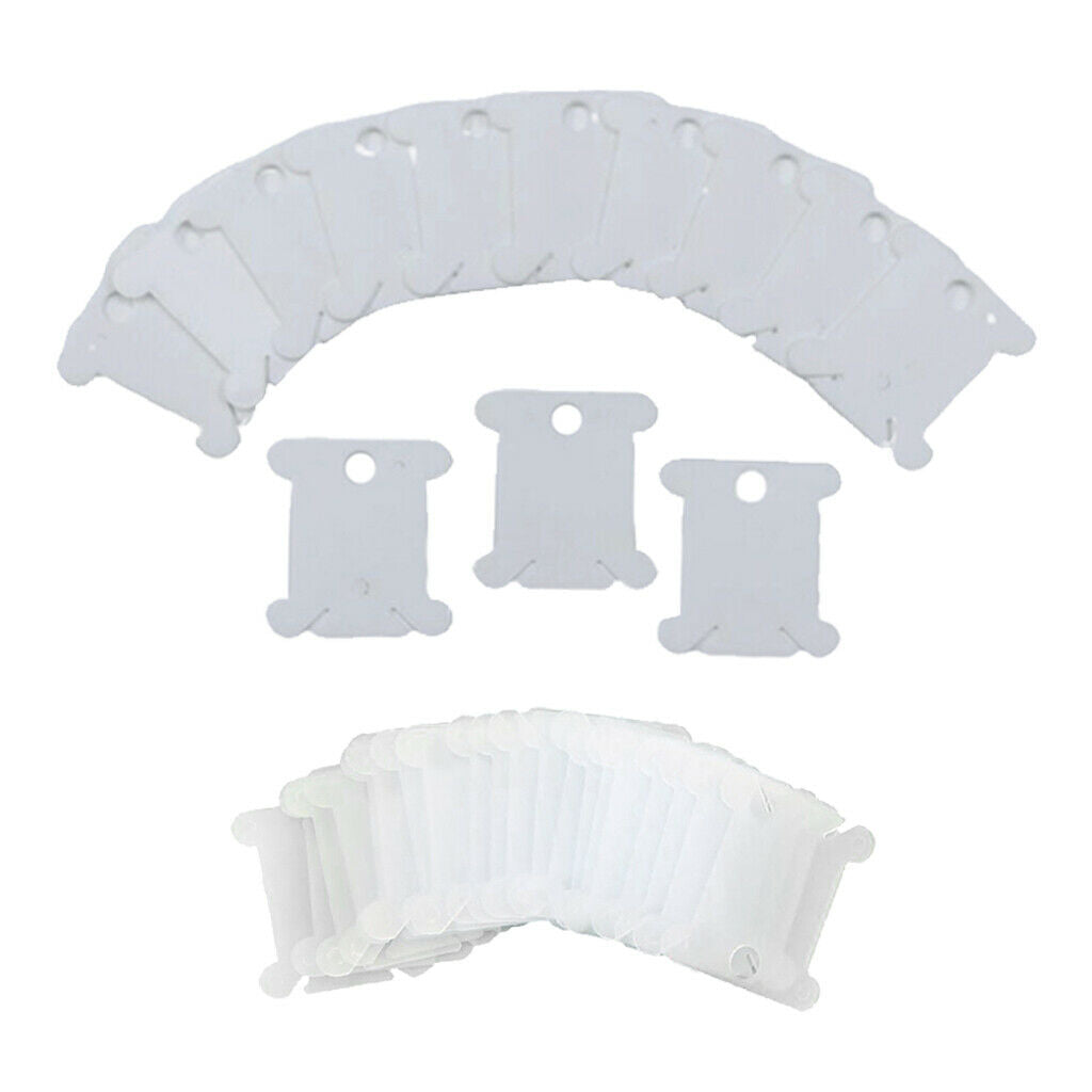 240x Plastic Embroidery Thread Bobbins Storage Needlework Thread Accessories