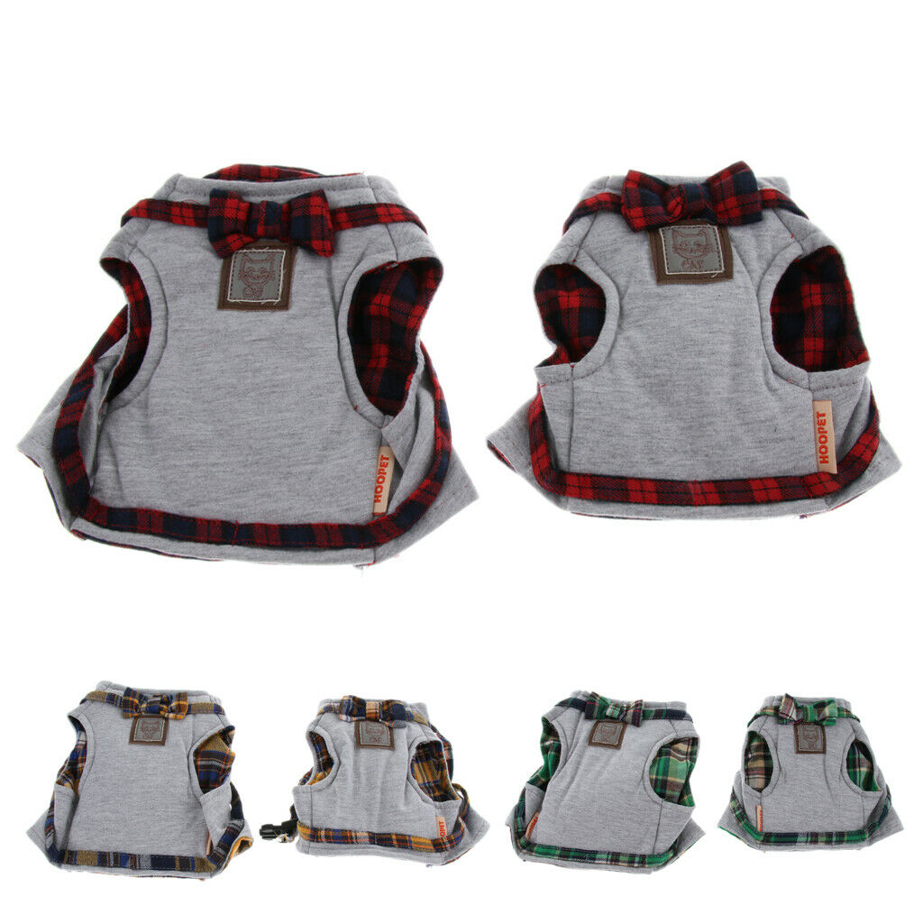 Pet Control Harness Collar Strap Vest Dog Cat Leash Strap Rope Red S