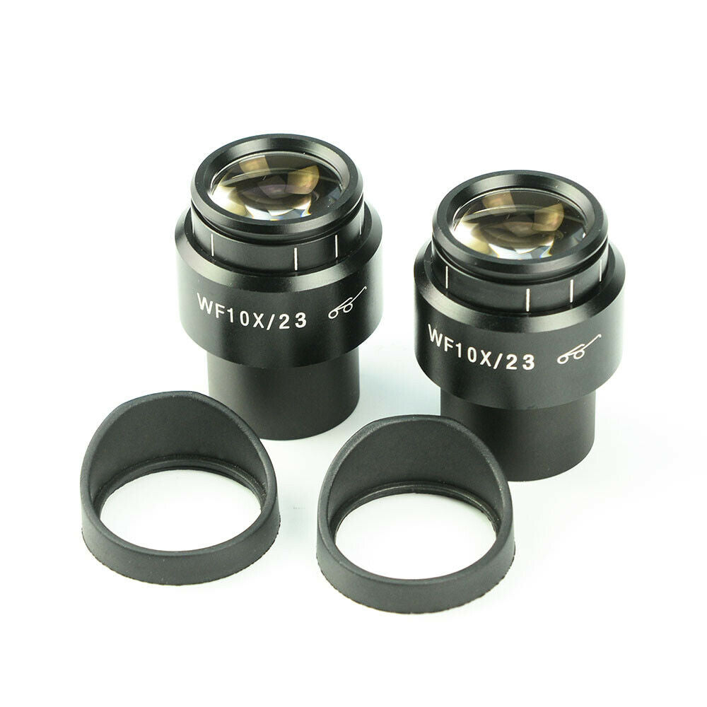 10X Microscope Eyepiece 30mm High Eyepoint Ocular Diopter Adjustable Wide Field