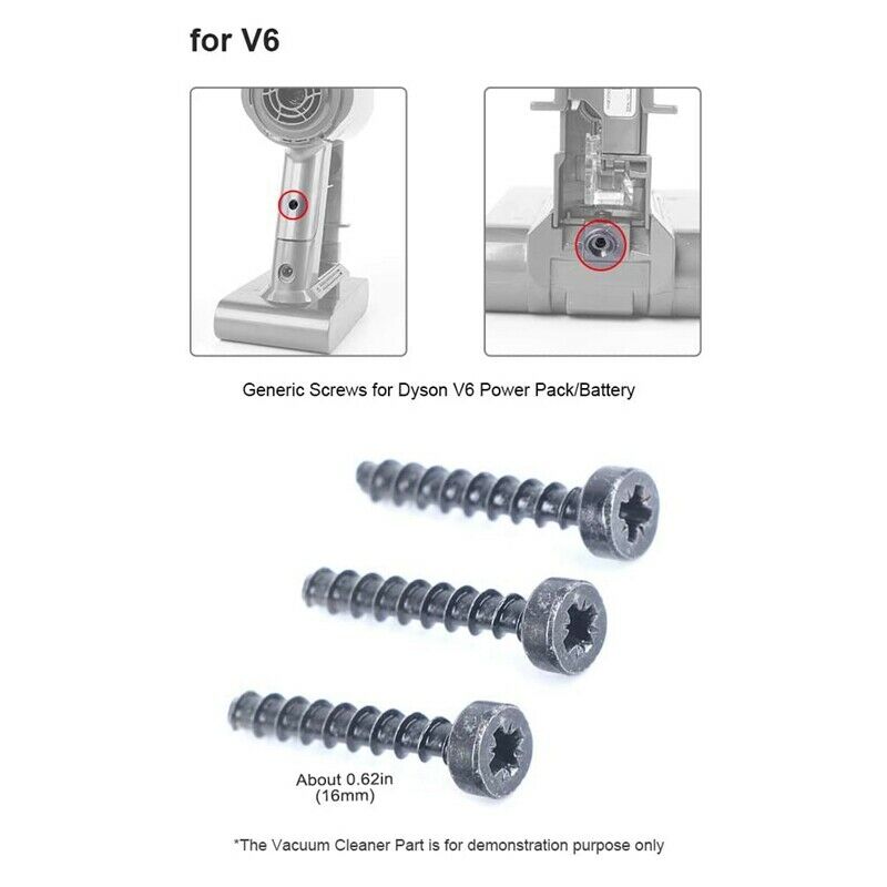 Universal Screws for Dyson V6 V7 V8 V10 V11 Vacuum Cleaner Power Pack/BatterU5K8