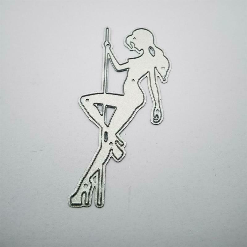 Dancer Metal Cutting Dies Stencil DIY Scrapbook Album Paper Card Template Mold