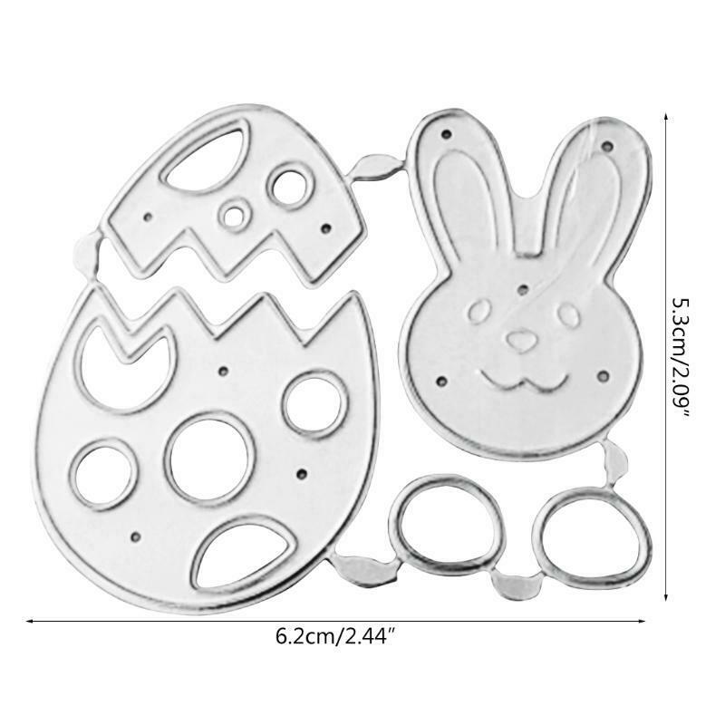 Easter Bunny Metal Cutting Dies Stencil Scrapbooking DIY Album Stamp Paper Card