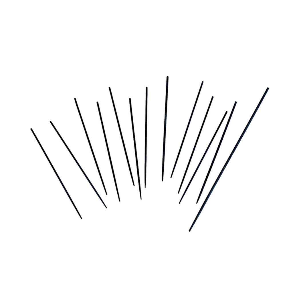13pcs Soprano Saxophone Needle Spring DIY Maintanence Tool Steel Black