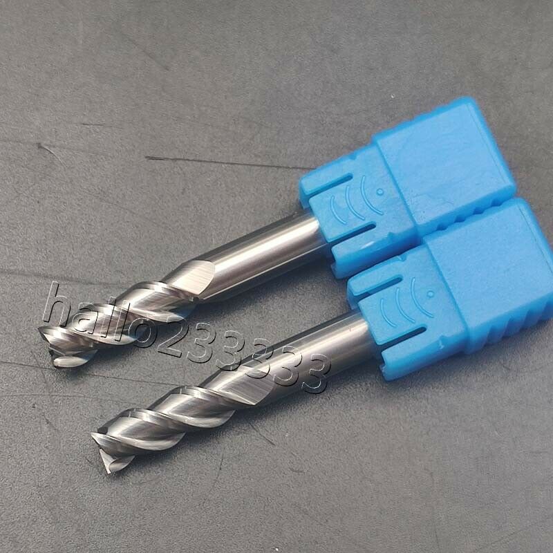 3PCS 6mm 3Flute Tungsten steel aluminum milling cutter 50mm Shank HRC45-50