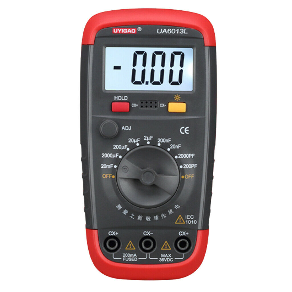 Mini Multimeter LCD Digital Capacitance Meter Capacitor Tester BackLight