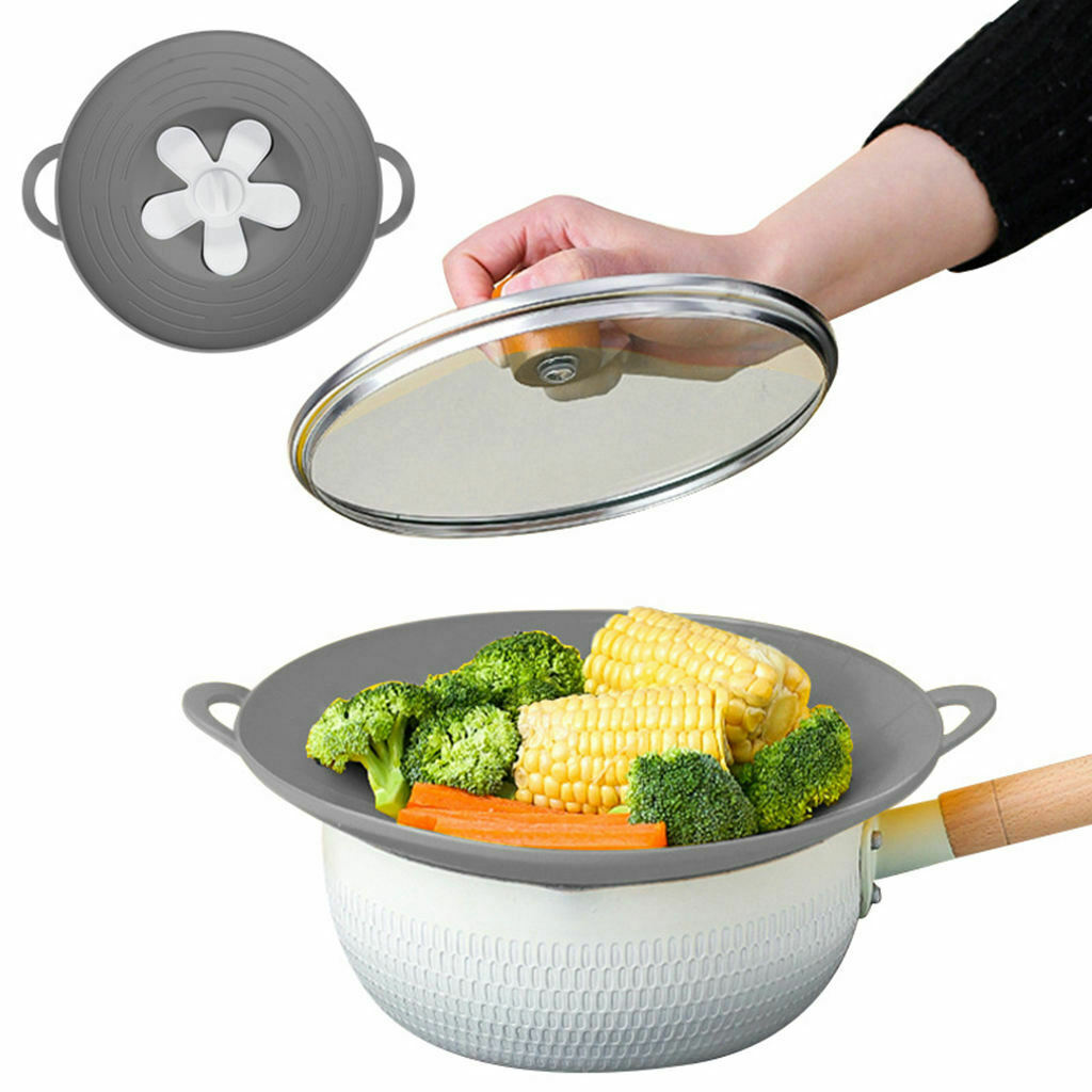 Spill Stopper Lid 10.2 inch Splatter Lid for Food Bakeware Steam Pot Pans