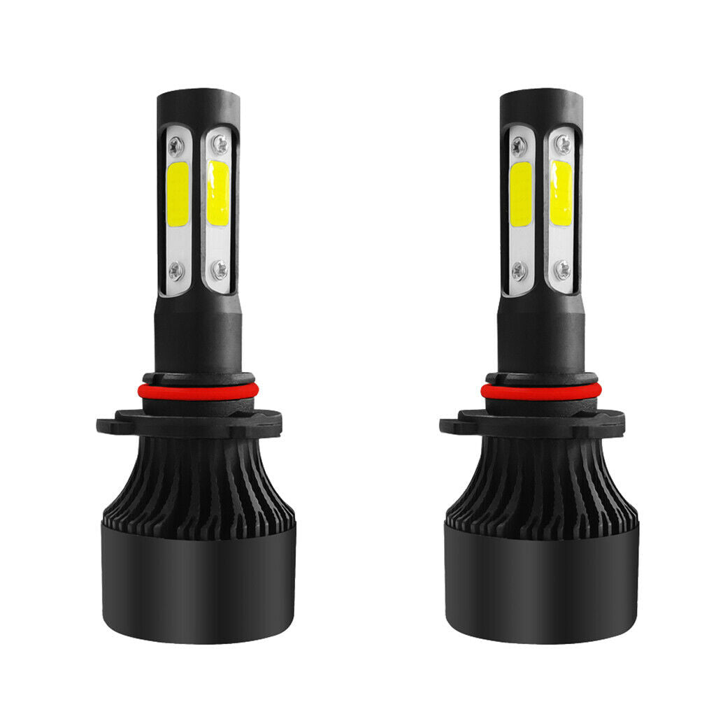 4Side S2 Black LED Headlamp Bulb Conversion Kit Hi/Lo Beam Lamp 9005 HB3 H10