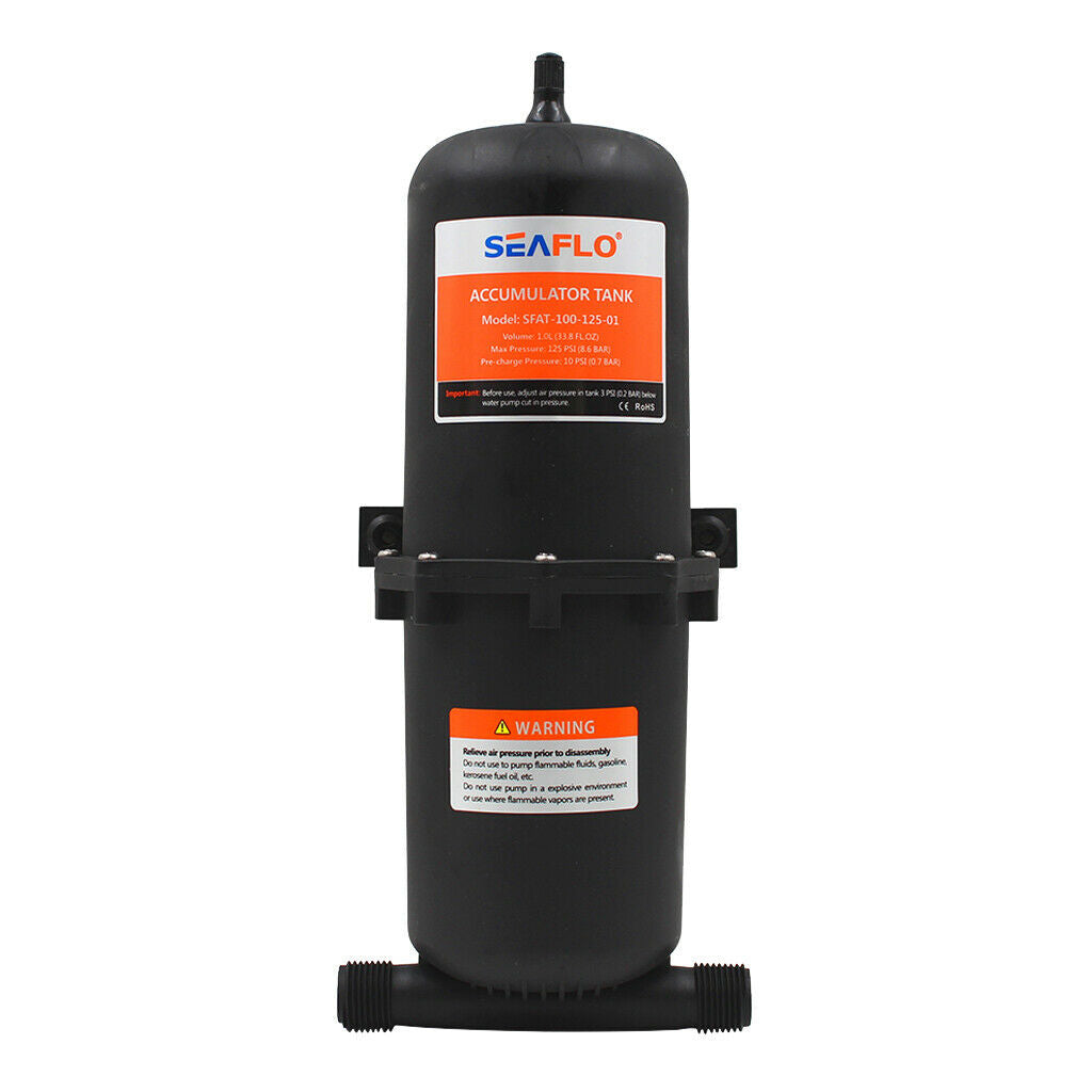 Seaflo Pre-Pressurized Accumulator Tank Marine Boat RV - SFAT-100-125-01