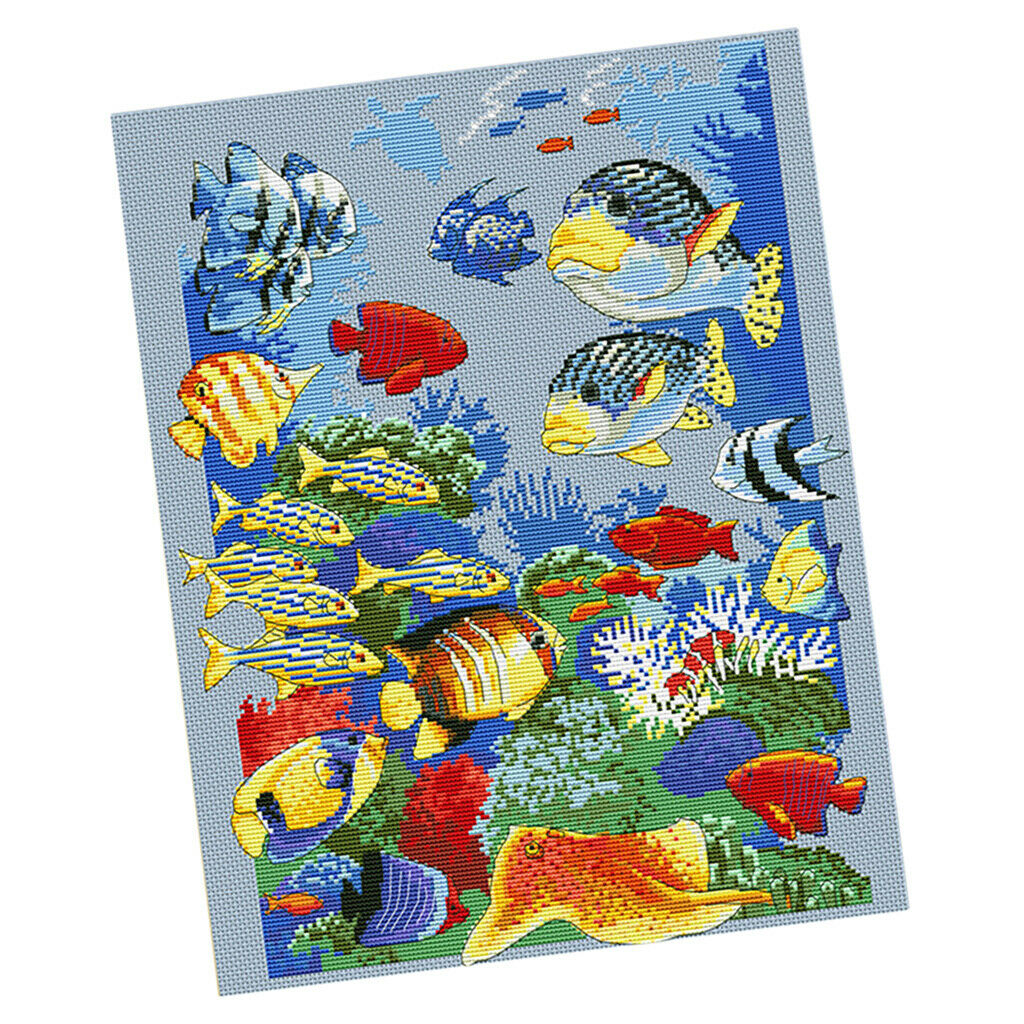 1 Pieces Tropical   Counted Cross Stitch Kits DIY Craft Embroidery Craft