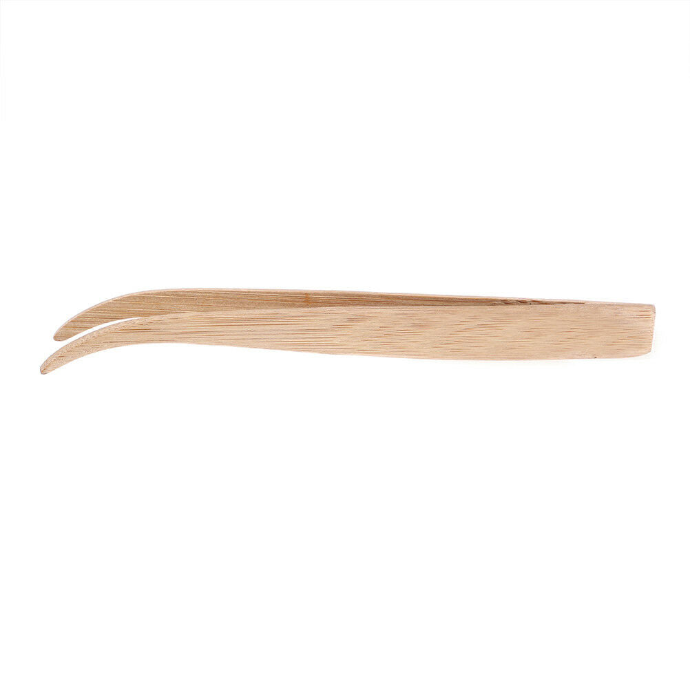 Eco-Friendly Bamboo Tool Angled Reptile Terrarium Feeding Tweezers&lAT.l8