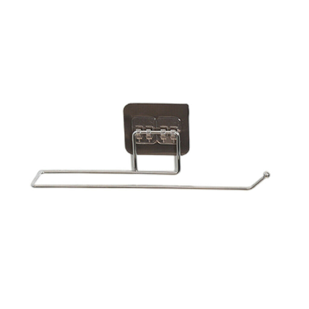 Toilet Paper Holder Self Adhesive Rack Stand Save Space Wall Mounted Storage