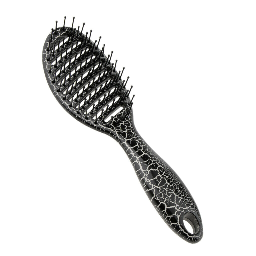 Salon Professional Hair Brush Anti-Static Hair Styling Scalp Massage Comb Black
