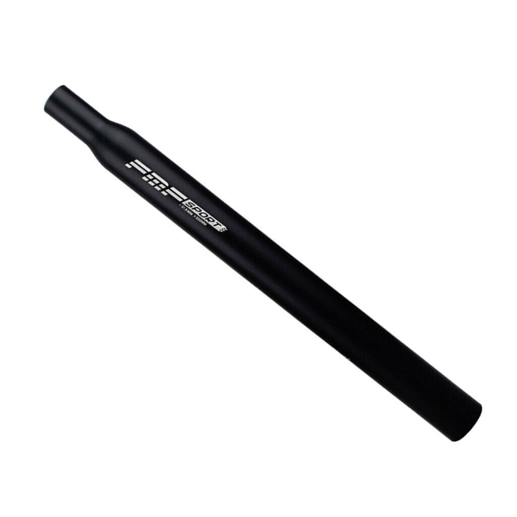 Aluminum Alloy Bike Post Black for Fixed Gear Bike & Safe Line Mark 30.8x350