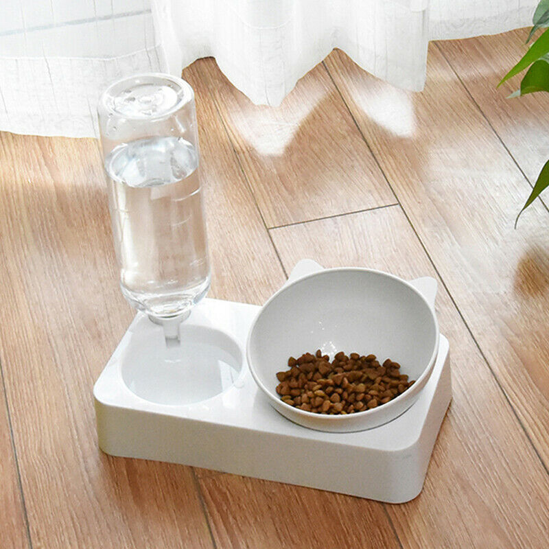 Automatic Feeder Dog Cat Food Bowl with Water Dispenser Double Drinking BowlFCA