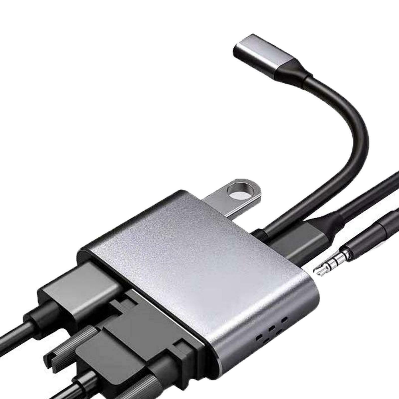 Universal Type C Hub USB HDMI Adapter Cable with PD Charge for MacBook