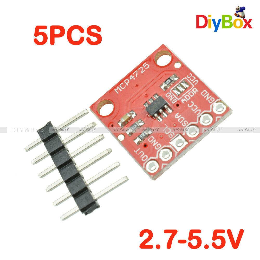 [5PCS] MCP4725 I2C DAC Breakout Development Board module 12Bit Resolution Best