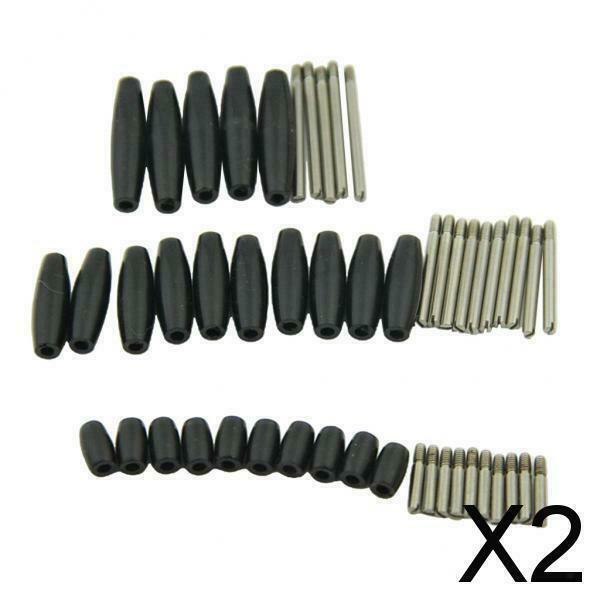 2X Saxophone Bakelite Shaft + Roller for Soprano Tenor Alto Sax Wind Instrument
