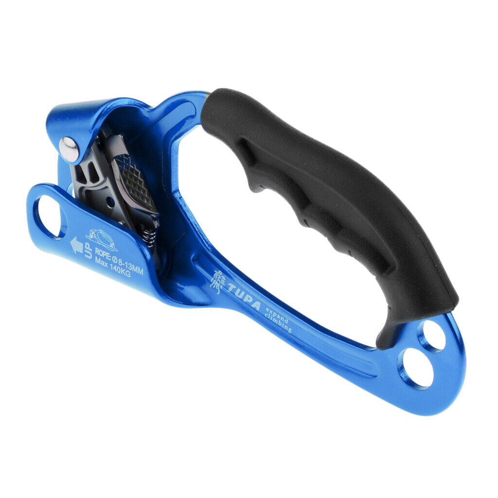 Outdoor Sports Rock Climbing Hand Ascender Device Riser Blue Right Hand