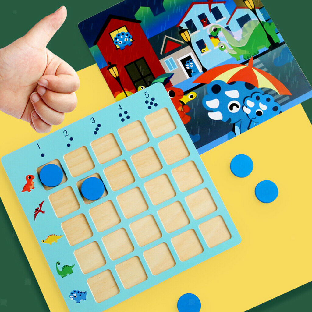 Kids Counting Game Math Number Dinosaur Count Numbers Matching Game Toys