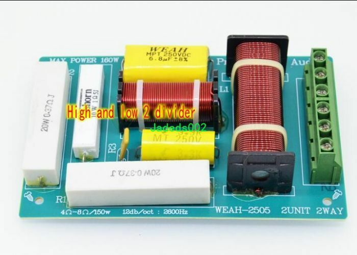 200W 2-Way Speaker Frequency Divider Audio Crossover Filters Home Audio part