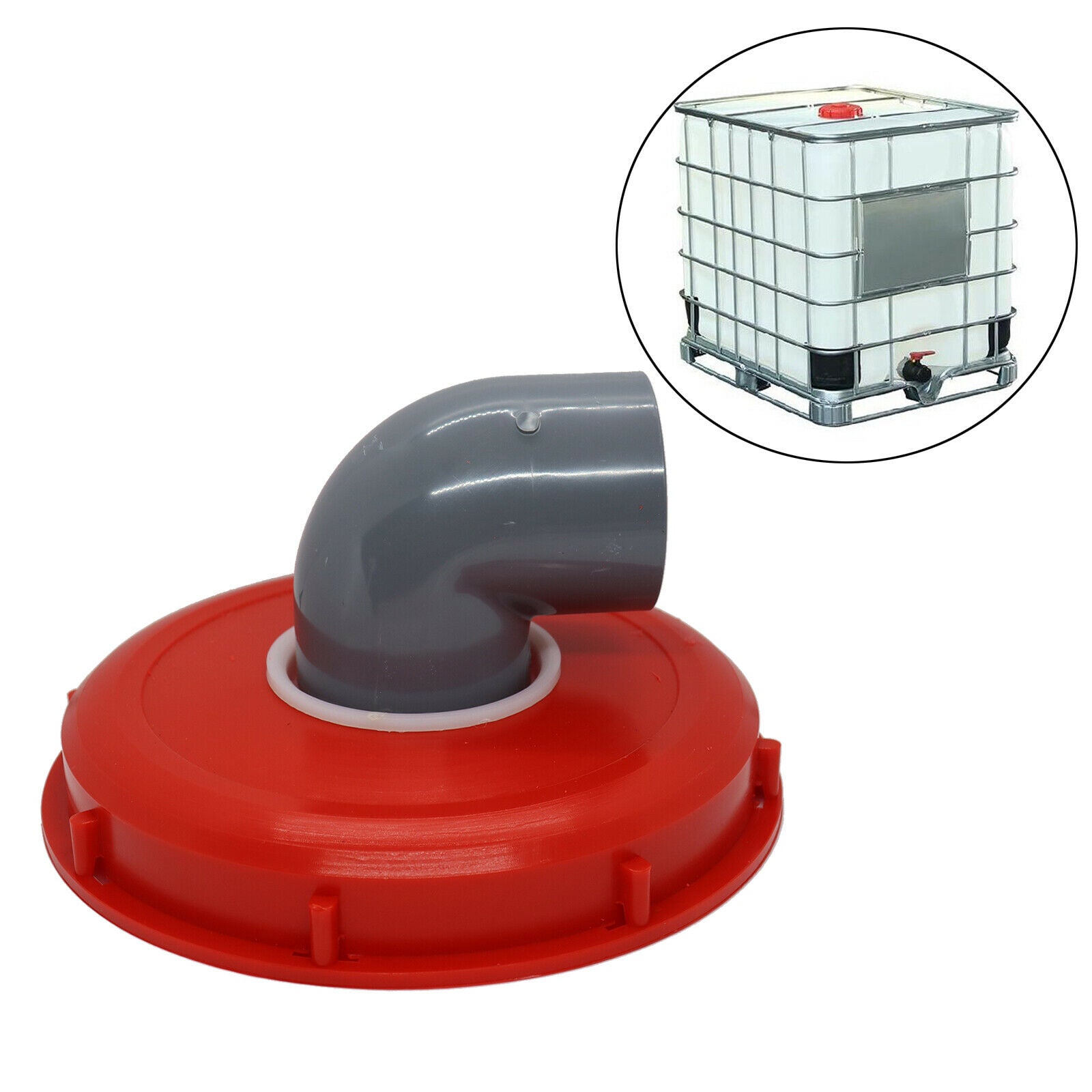 Garden Rain Barrel IBC Tank Filter Rainwater Needle Felting 224mm 90 Degree