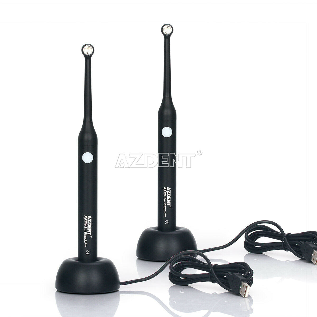 Woodpecker Style iLED Curing Light High Power Wide Spectrum 2300mW/cm² Black