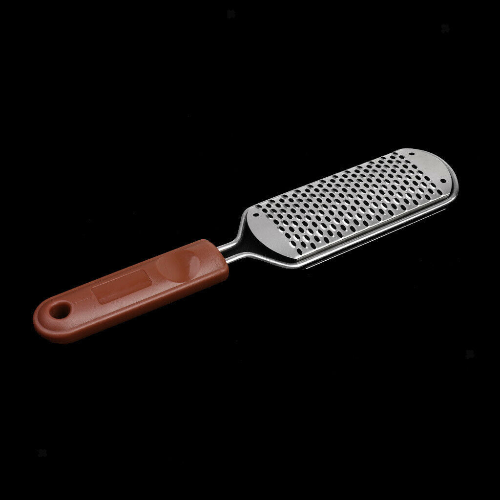 2x Metal Foot  Foot Scrubber Corn Callus Remover Manicure Pedicure Tool