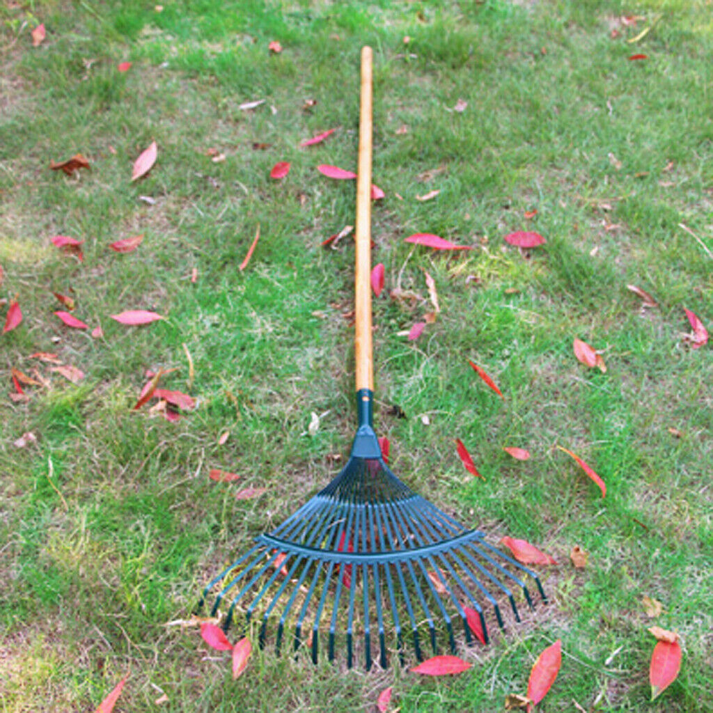22 Tooth Lawn Rake Head 40cm Wide Replacement For Garden Leaves Garden Tools