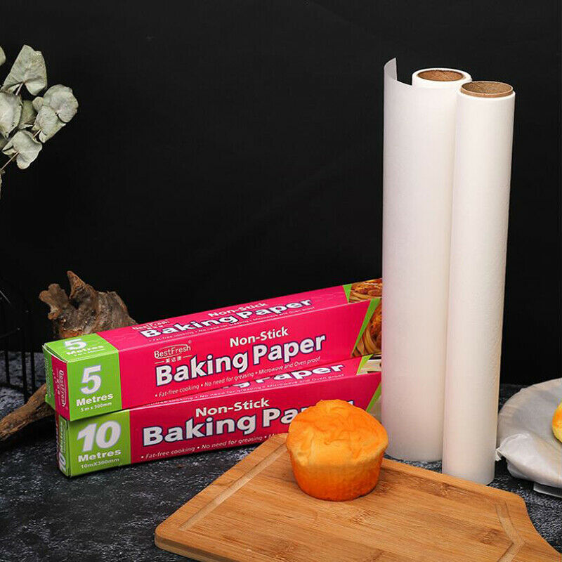 5M Baking Paper BBQ Double-sided Non Stick Silicone Oil Paper Cake Parchm.l8