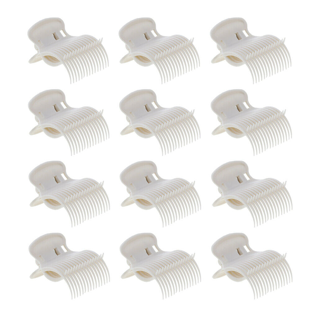 48 Pieces Hot Roller Clip Set Hair Styling Heatproof Curler Clips Clamps Kit