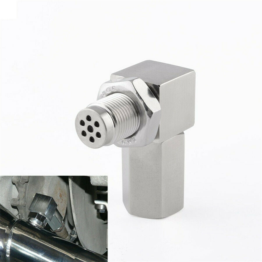 Universal Oxygen Sensor Extender 90 Degree 02 Bung Extension Catalytic Converter