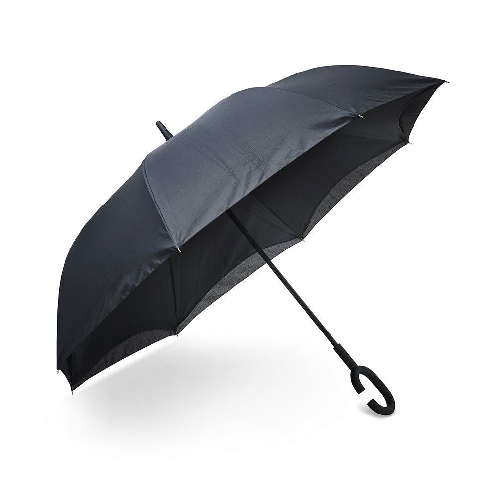 Umbrella To Closing Osmosis With Handle Ergonomic - Black - New