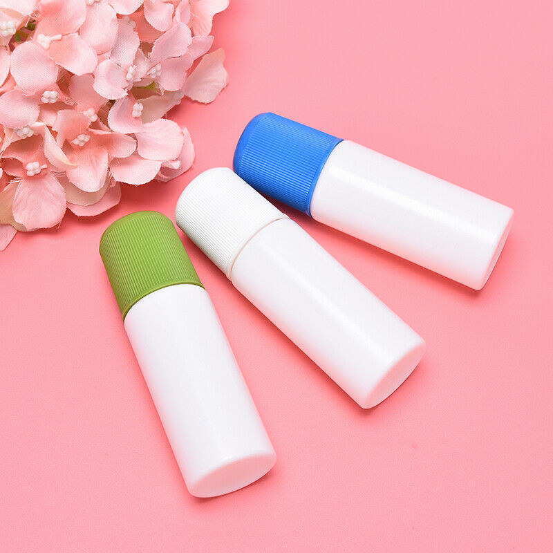 50ML white medicine liquid bottle with blue sponge applicat.l8