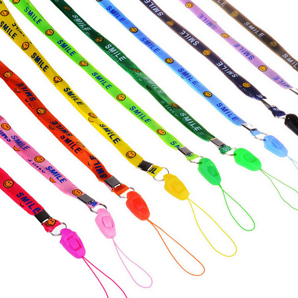 10X Nylon Neck Strap Lanyard Keychain Card Key Phone Holder S Re