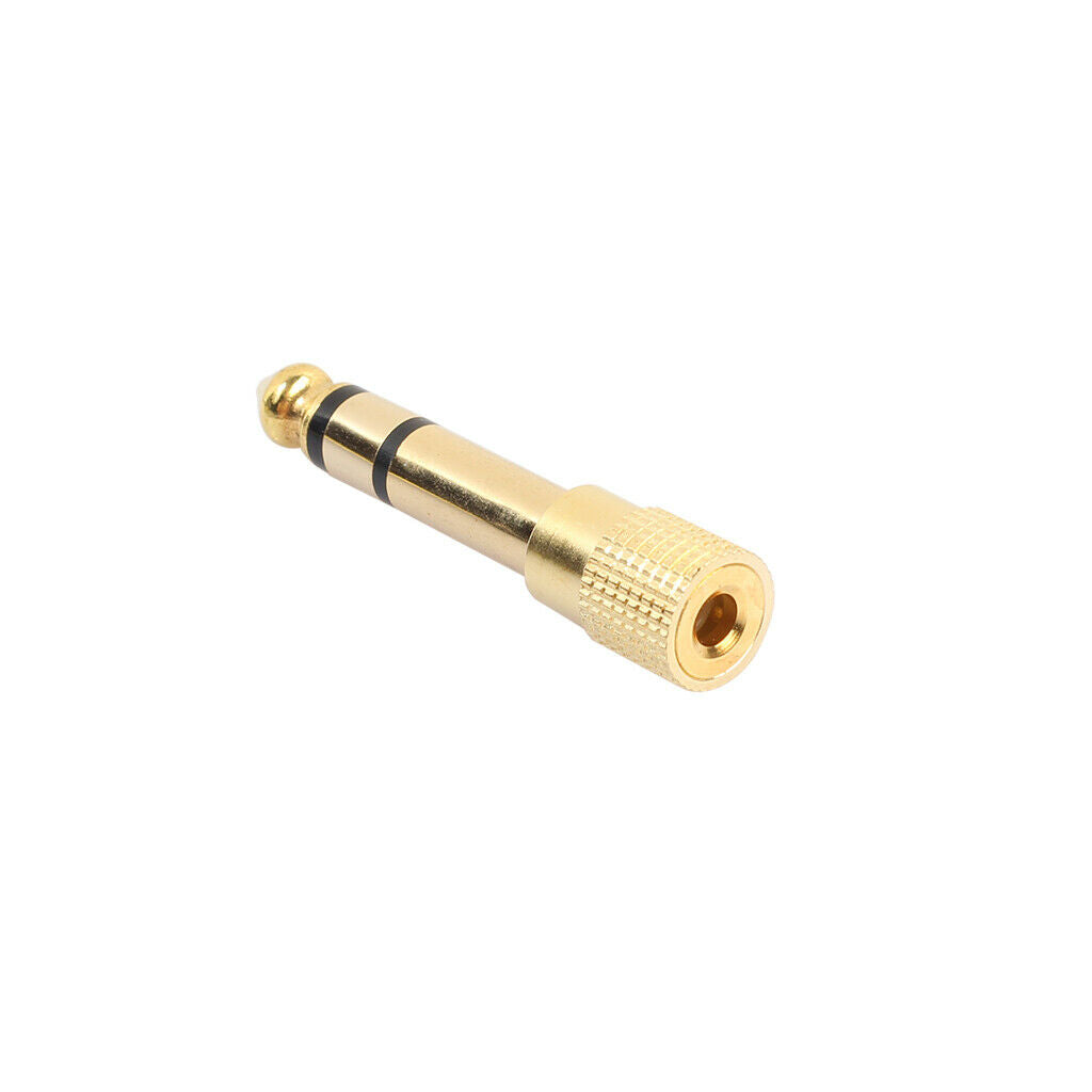4 Pieces 6.35 Mm 1/4 '' Socket to 3.5 Mm 1/8 '' Stereo Headphone Jack Adapter