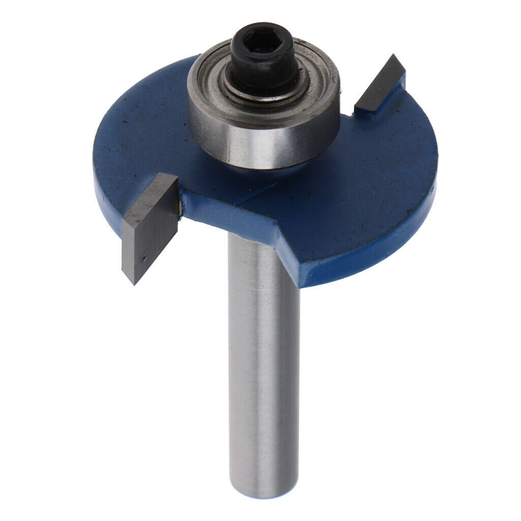 1Pc 1/4'' Shank Biscuit Cutter Router Bit Bearing Woodworking Tool Joiner