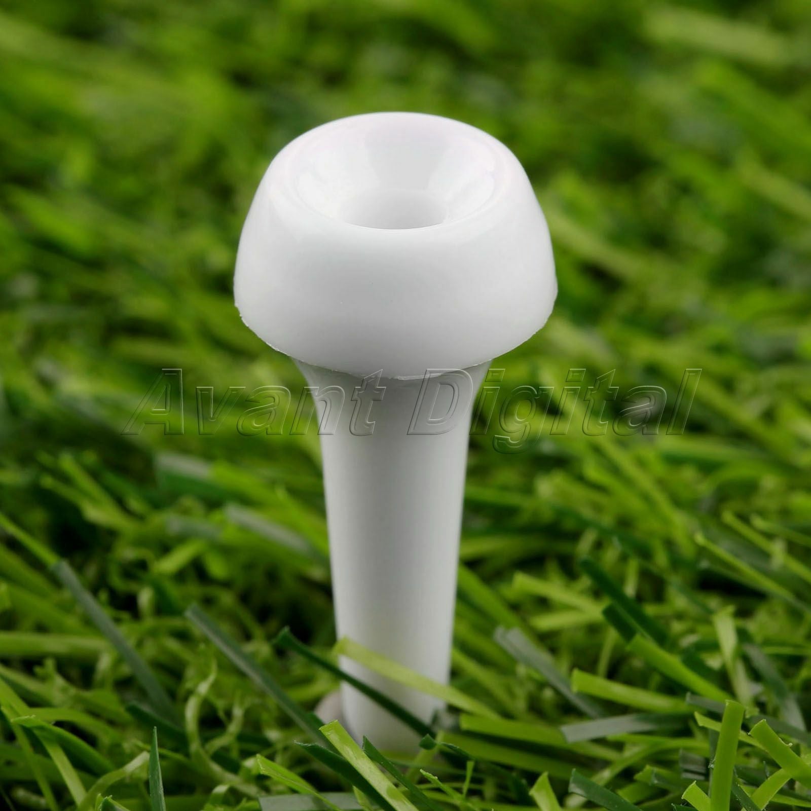 100pcs White Professional Plastic Golf Tees For Golfer Training Practice New