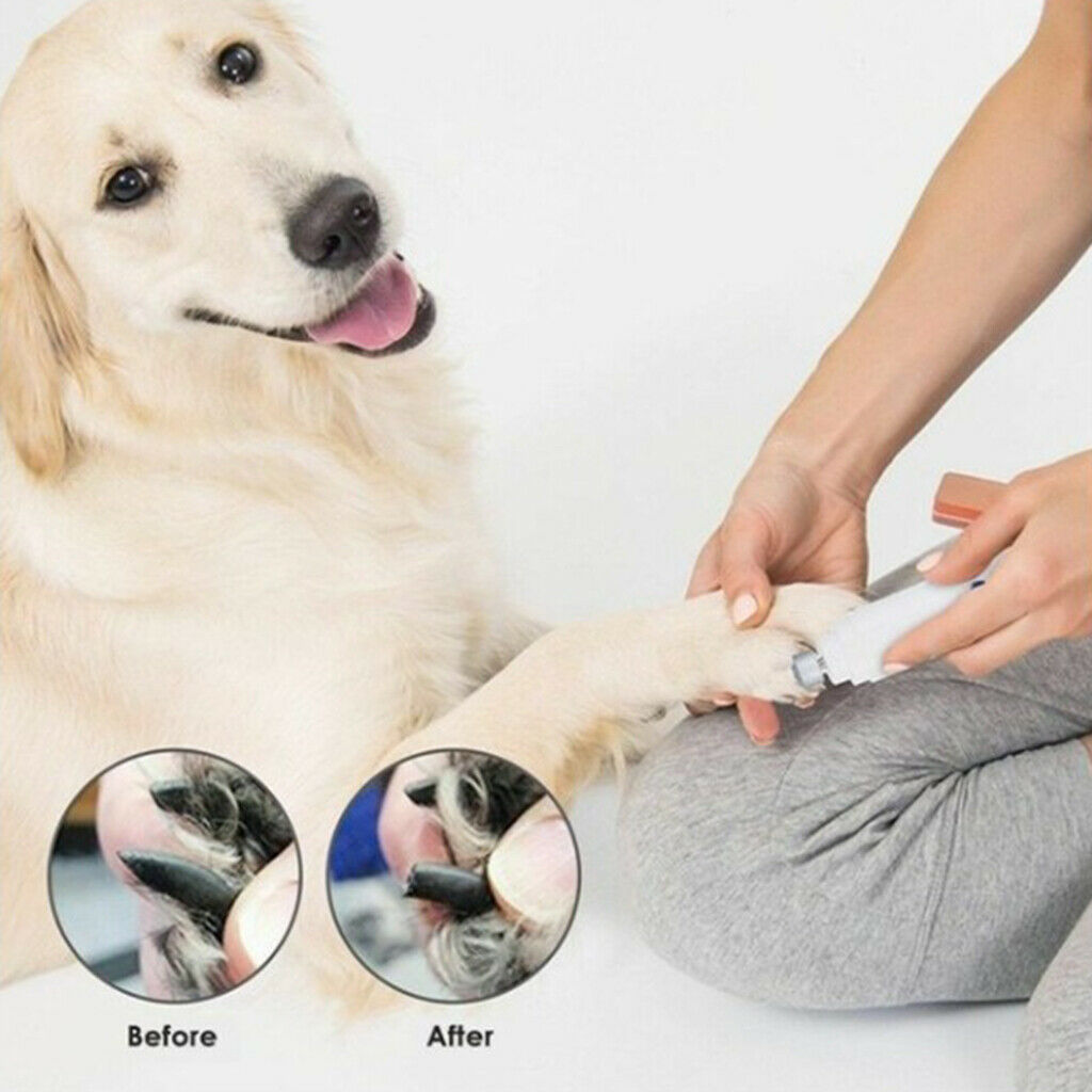 Portable Pet Nail Grinder Dog Claw Paw Care Trimmer Clipper Grooming Tool