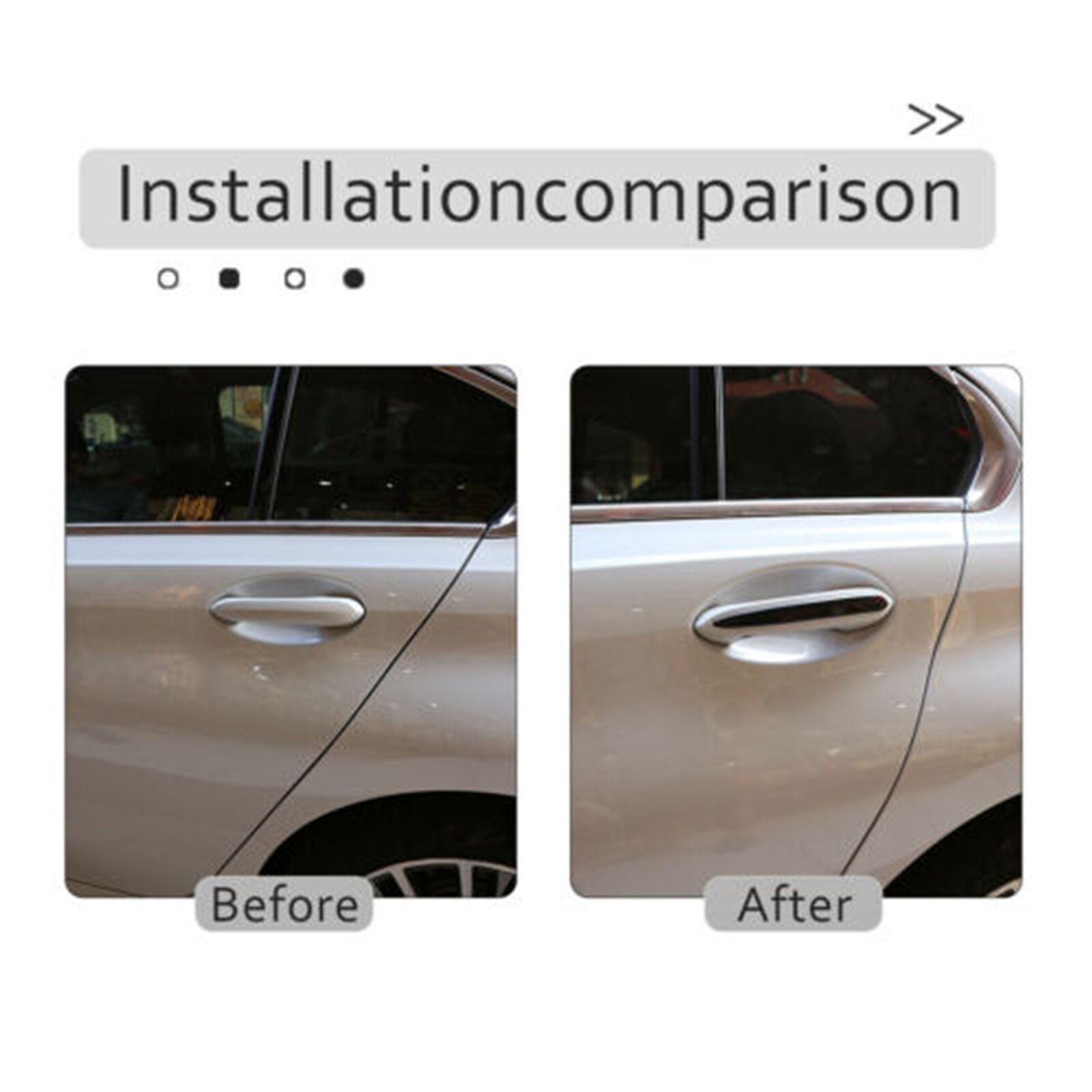 Carbon Fiber Look For BMW 5 Series G30 G31 Sedan Door Handle Cover 2017-2021