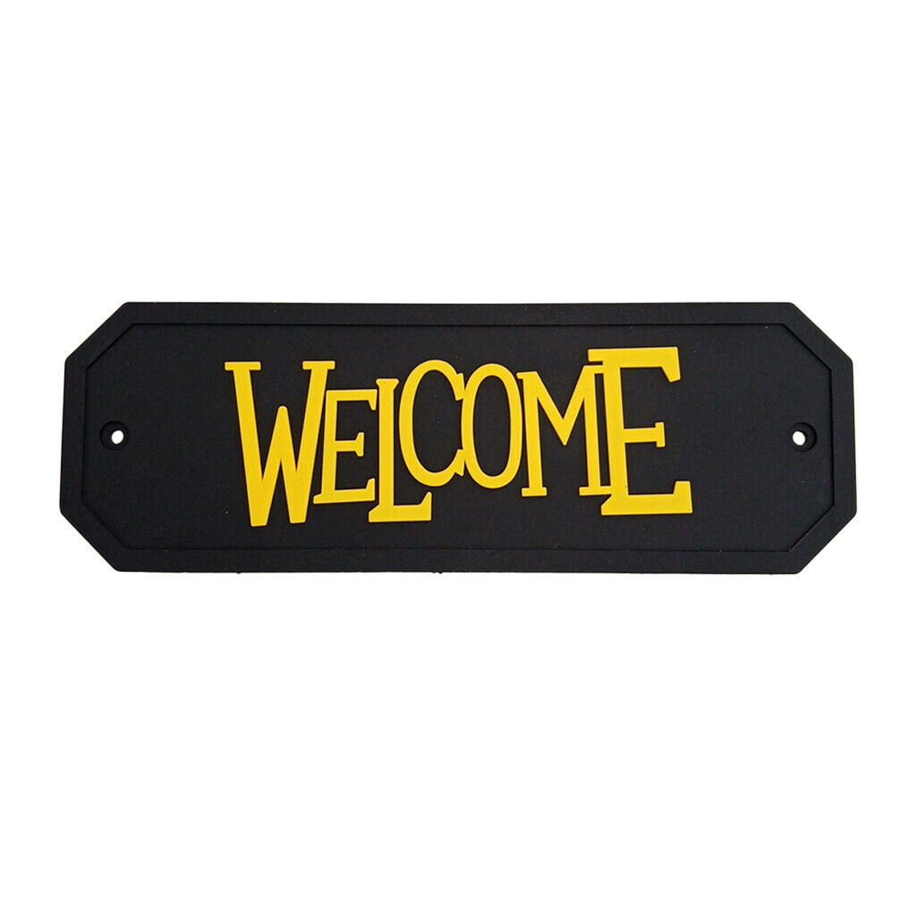 Flexible Garden Wall Gate Plaque Sign Plate Plaque WELCOME_2