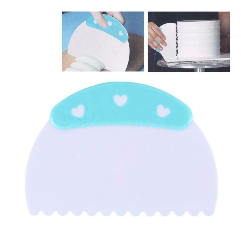 Cake Scraper Baking DIY Tool Cake Smoother Silicone Food Grade Kichen Durable