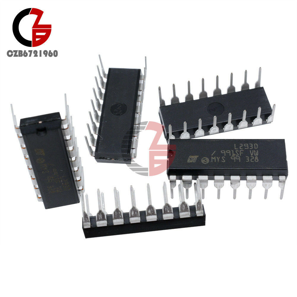 5Pcs L293D L293 Push-Pull Four-Channel Motor Driver IC