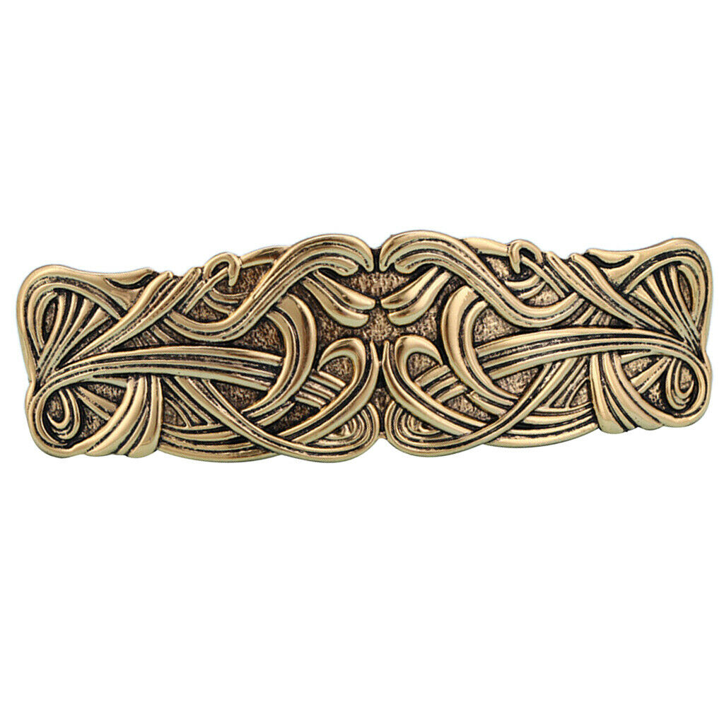 2 Pieces Viking Celtic Hairclip Girl Butterfly Metal French Barrette Jewelry
