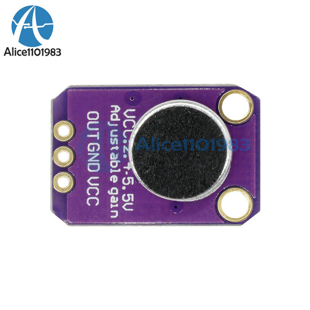 5PCS GY-MAX4466 Electret Microphone Amplifier with Adjustable Gain for Arduino