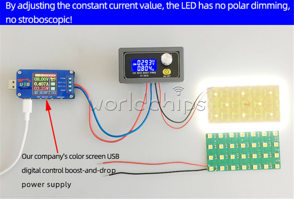 DC Voltage Regulator Adjustable Buck Boost Solar Charging Power Supply Module 5V