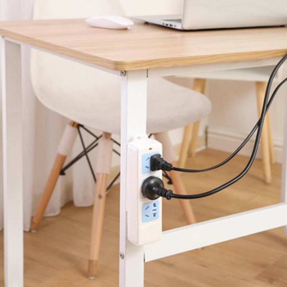Self-adhesive Reusable Wall Socket Holder Power Plug Cable Wire Organizer  @