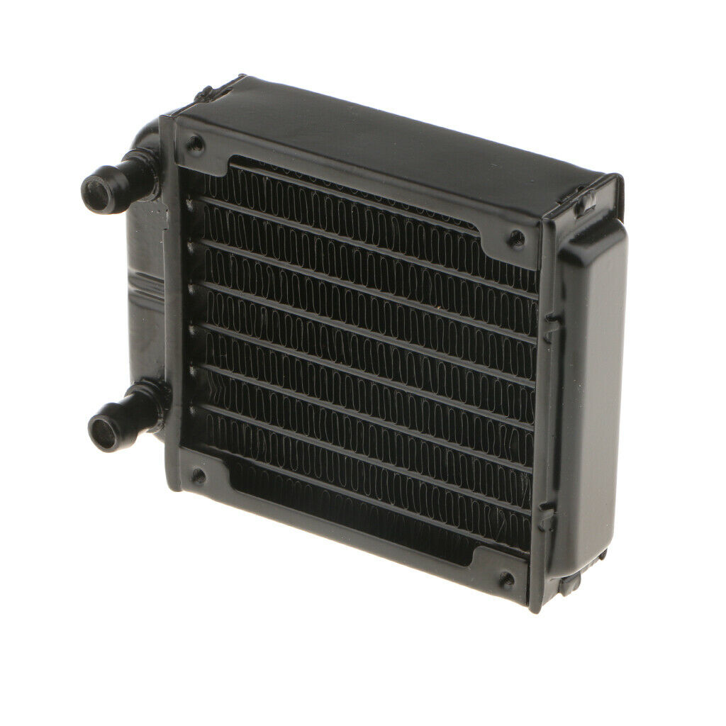 8 Pipe  Exchanger Radiator Water Cool System 80mm Aluminum