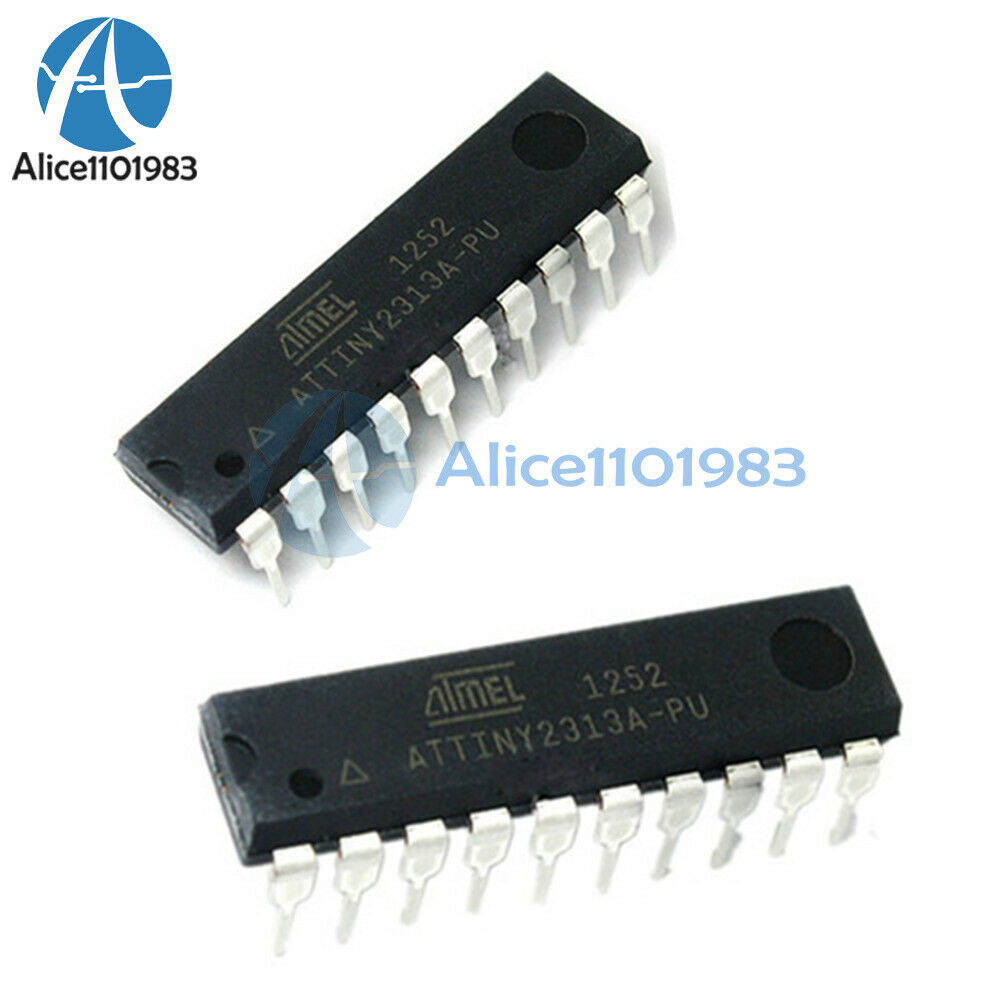 5pcs ATMEL ATTINY 2313 ATTINY2313-20PU DIP-20 MCU AVR CHIP IC new