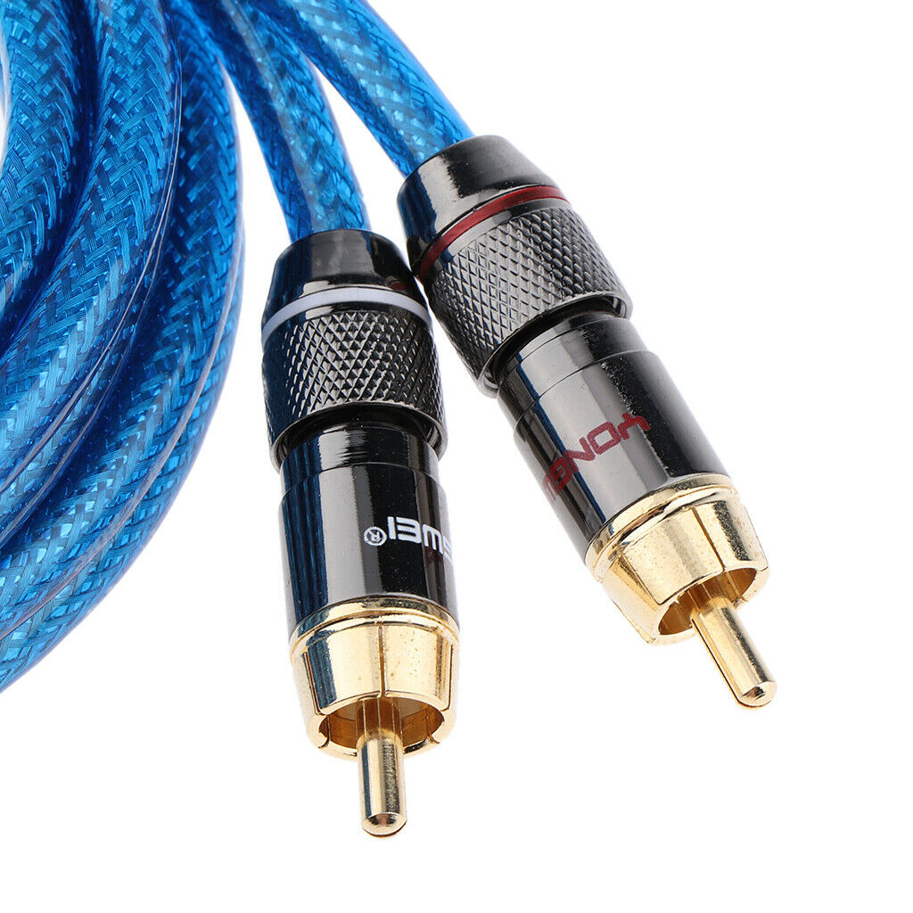 2 XLR Male to 2 RCA Male HIFI Audio Cable for Amplifier Mixer 150cm