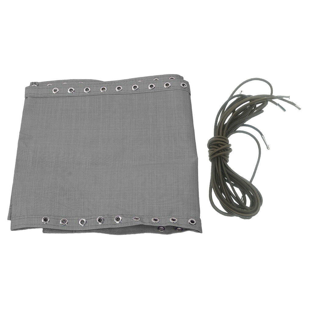 Fabric Recliner Cloth with String for Non-gravity Sling Chairs Couches Gray